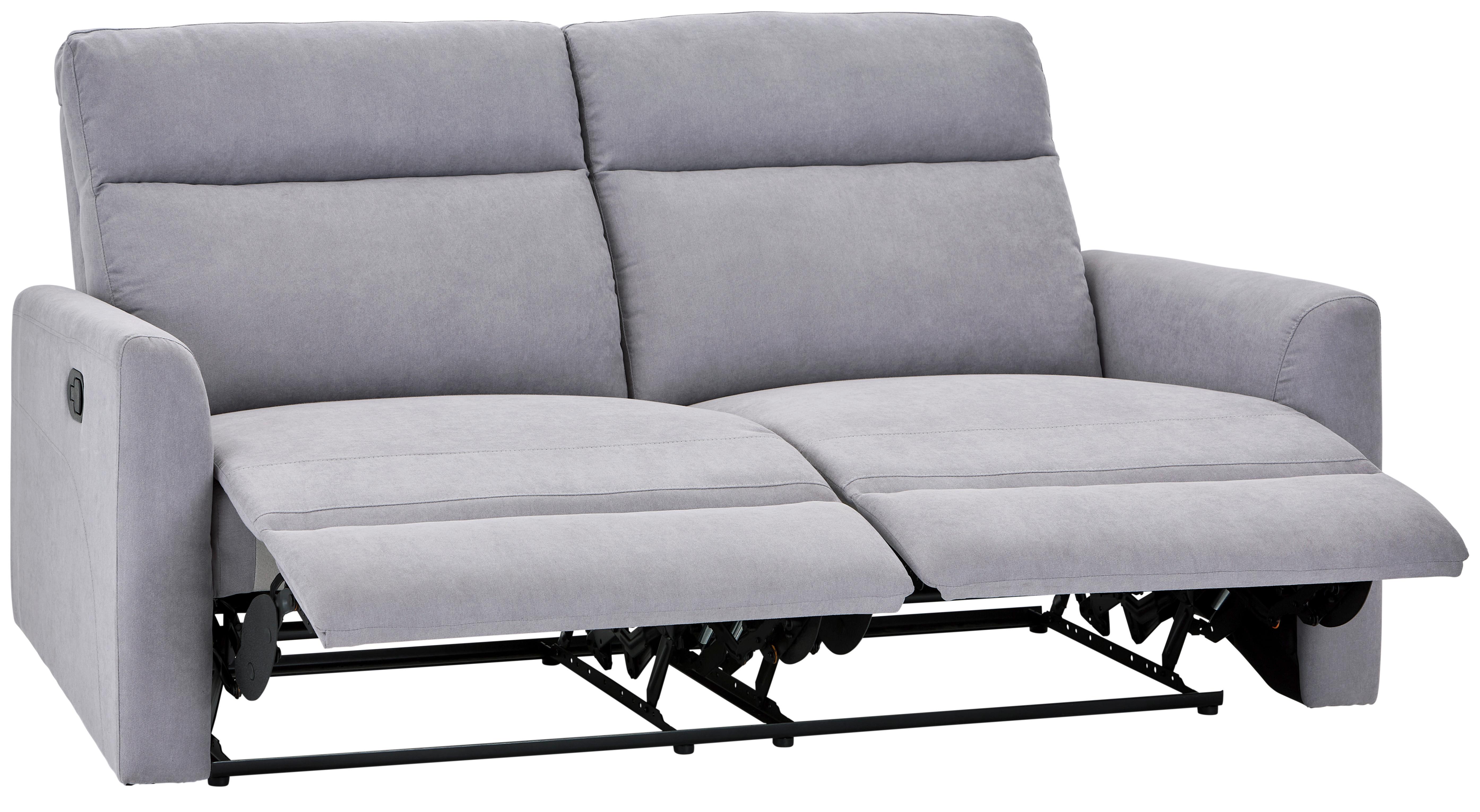 Kétüléses Kanapé Promo - világosszürke, Basics, textil (198/100/93cm) - Ondega