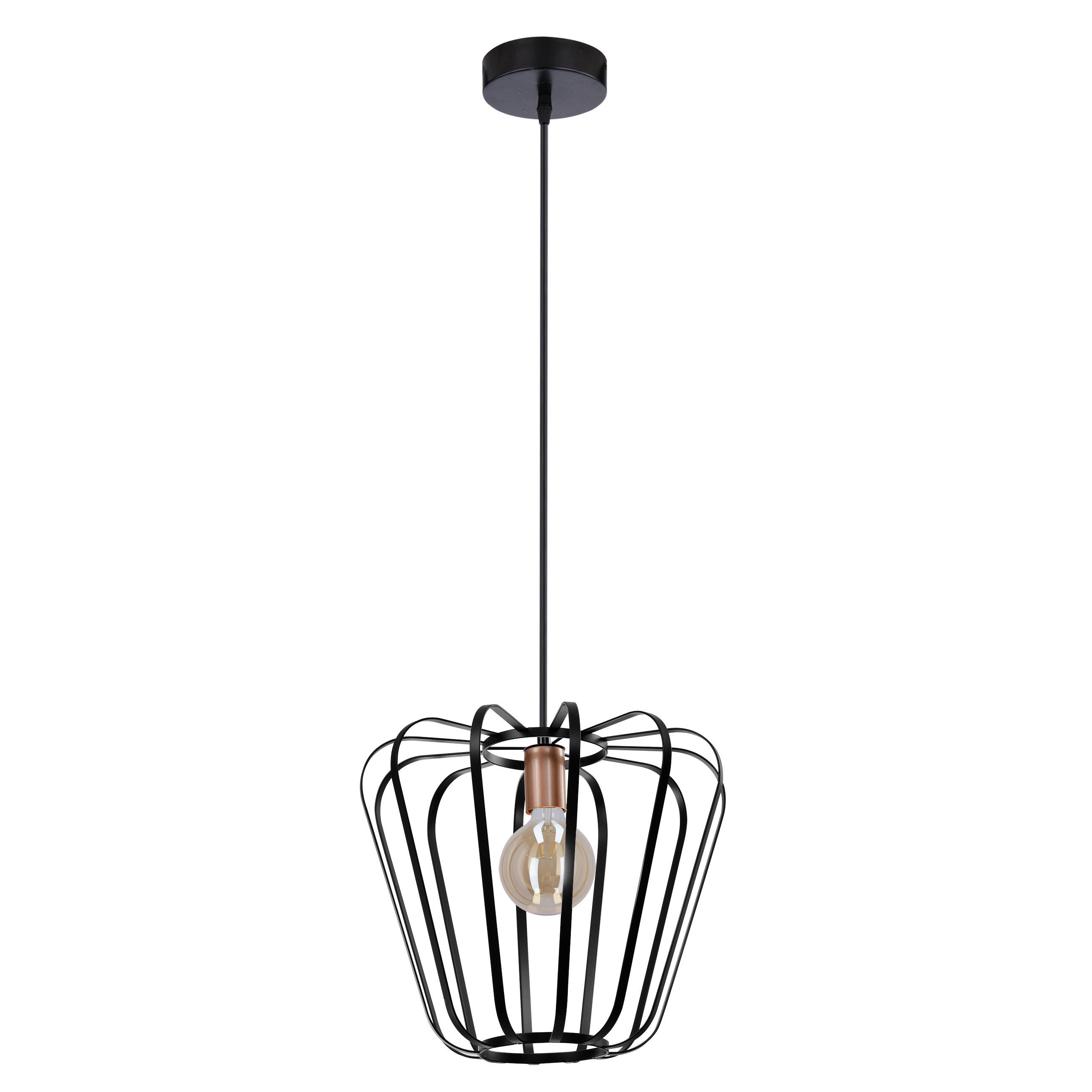 HÄNGELEUCHTE 31-78483 - Schwarz, Basics, Metall (35/35/110cm)