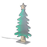 DEKORAČNÍ LED SVÍTIDLO TANNE - bílá/barvy chromu, Design, plast (31,5cm) - Mömax