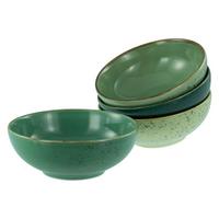 Schüsselset Nature Collection Green Life, 4--Teilig., Grün - Grün, Design, Keramik - Creatable
