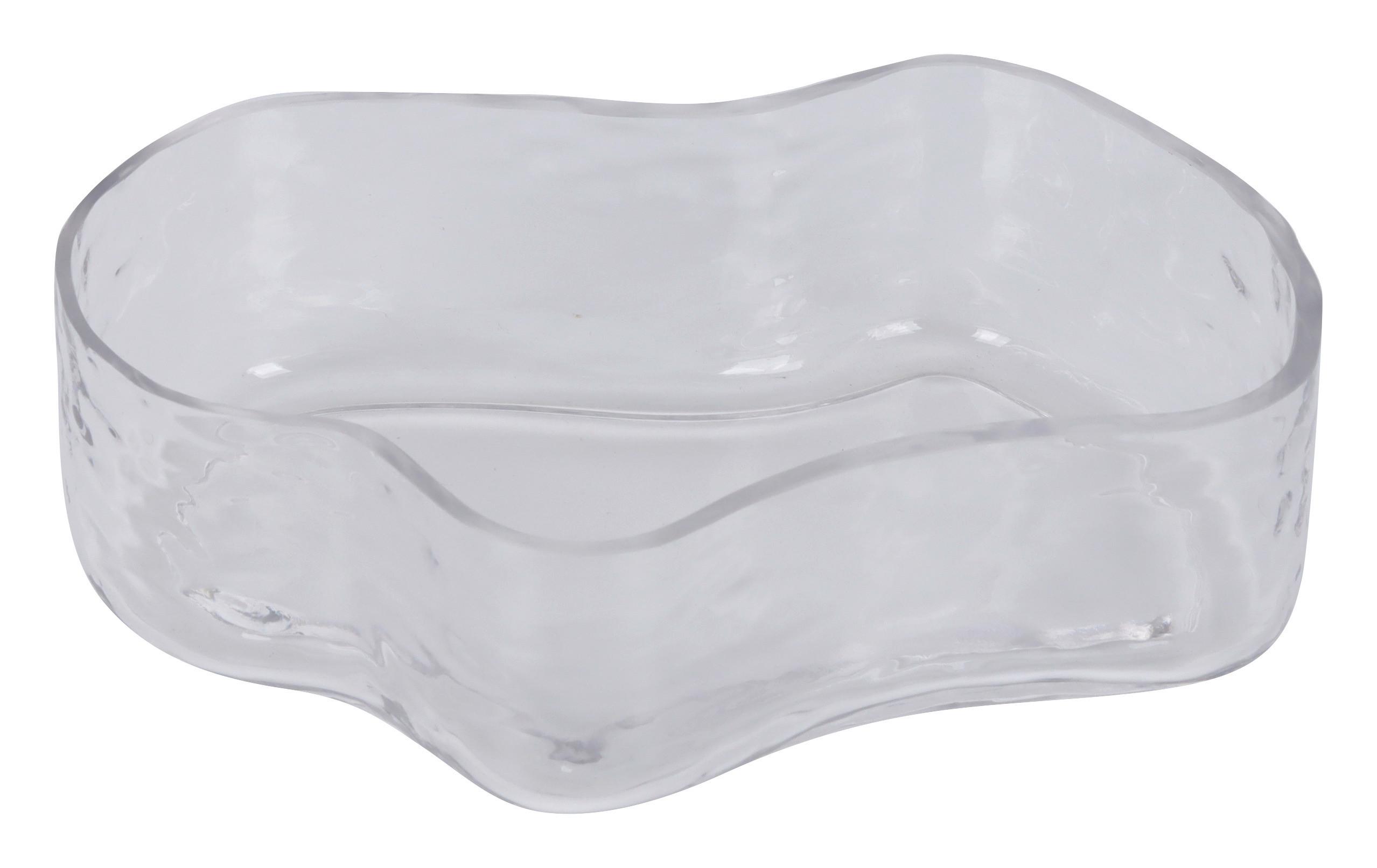 Dekoračná miska JULES - priehľadné, sklo (21,3/6,4/15cm) - Mömax