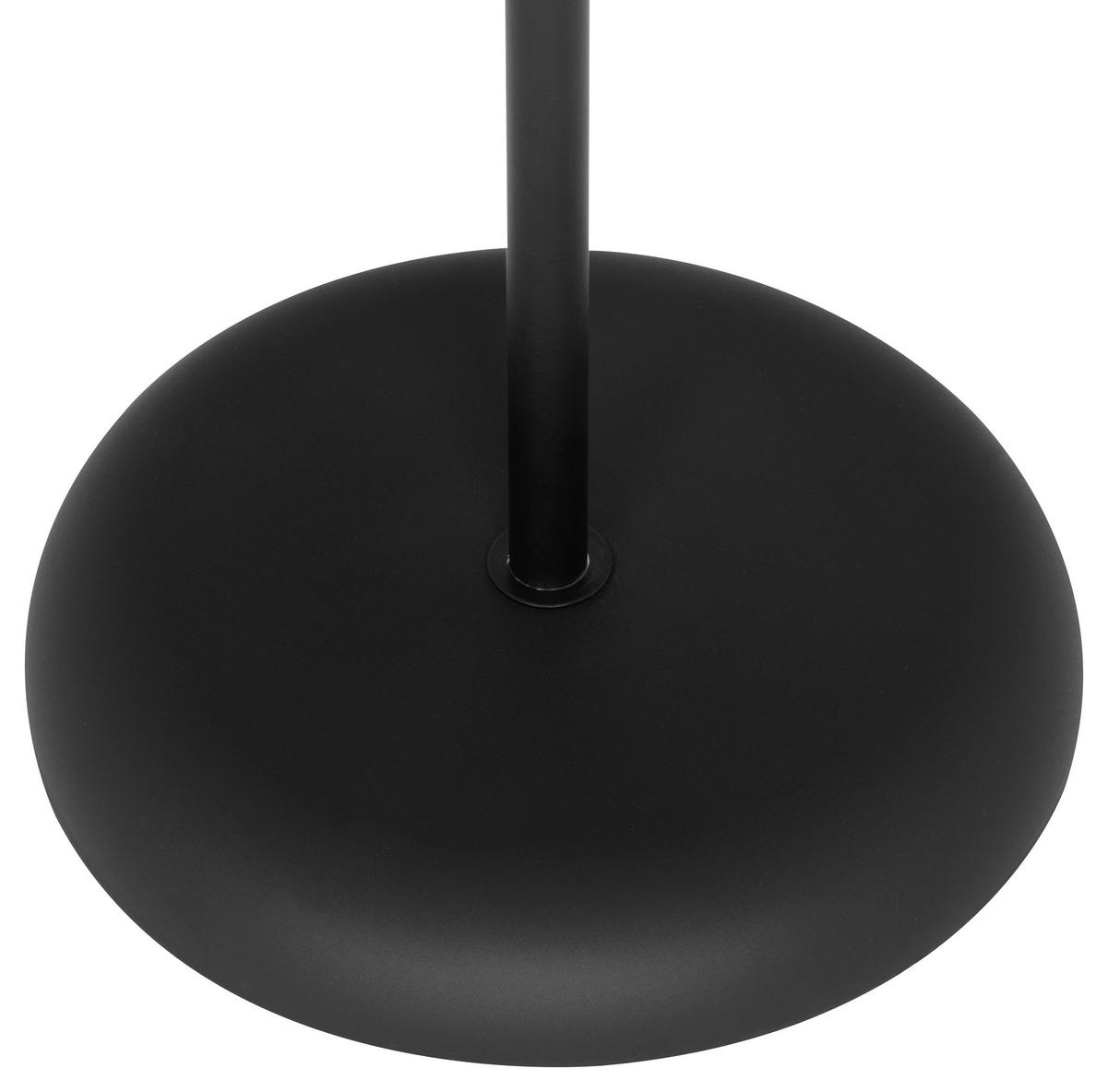 STOJACÍ LAMPA VANESSA -BASED- - černá/průhledné, Konvenční, kov/plast (22,5cm) - Based