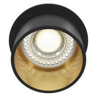 Aufbauleuchte Reif - Goldfarben/Schwarz, Trend, Metall (6,8/5,5cm) - MAYTONI