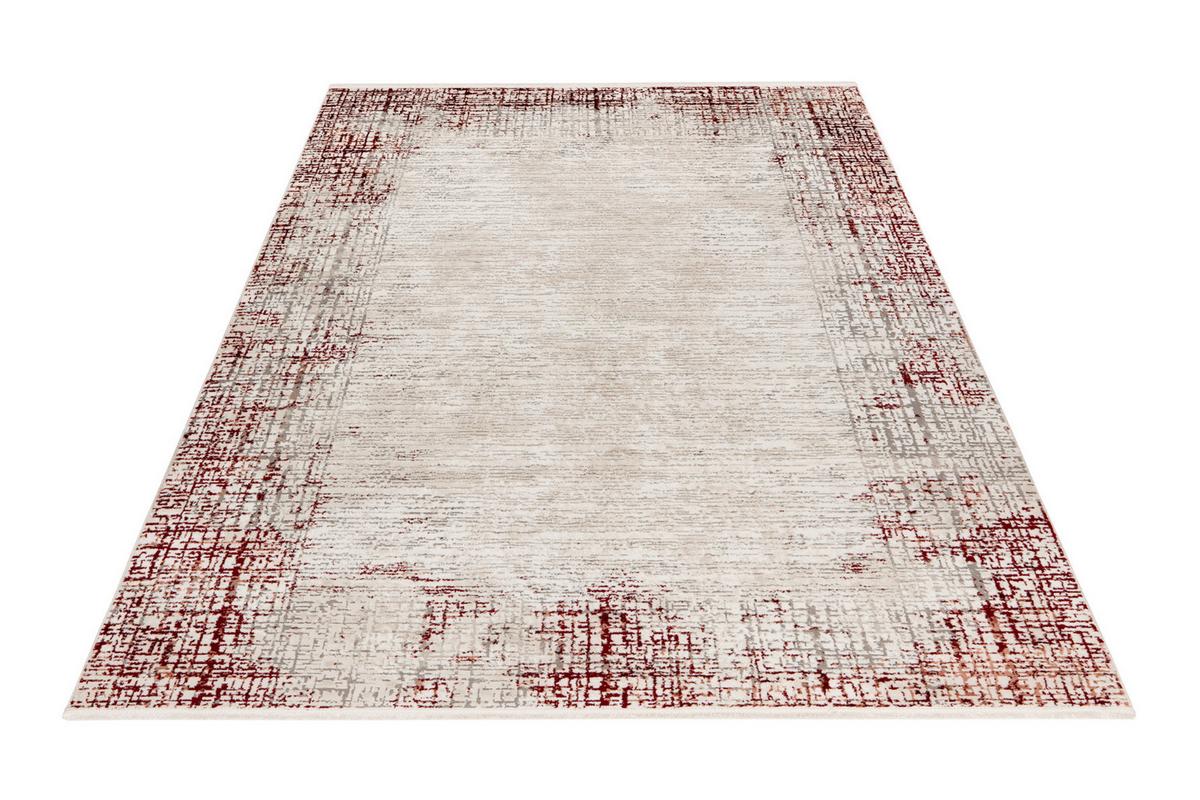 Flachwebteppich My Memphis 380 - Rot, Basics, Textil (160/230cm) - Obsession