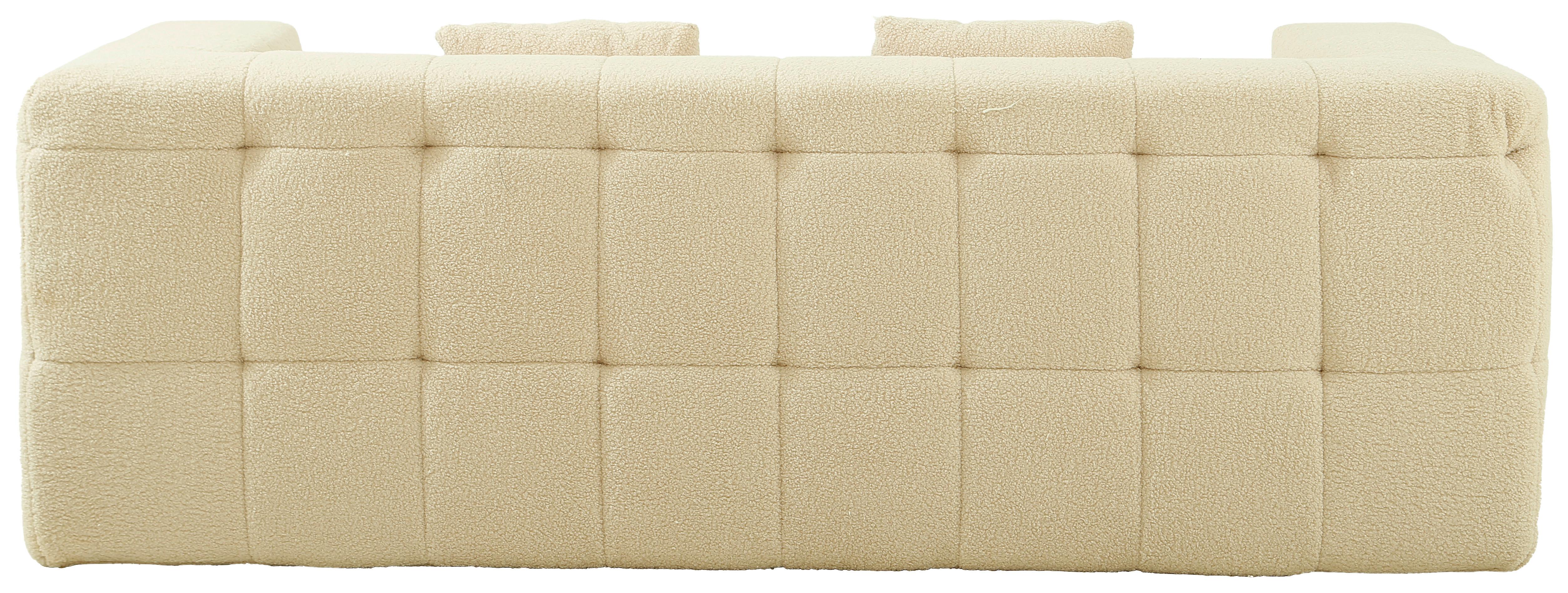 2-Sitzer-Sofa Aristo Beige B: 210 cm - Beige, Design, Textil (210/70/100cm) - P & B