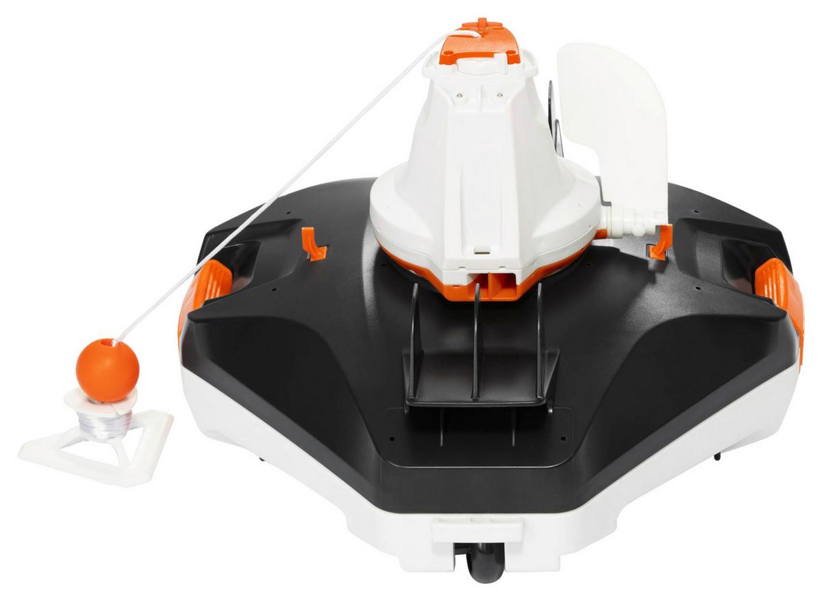 Poolroboter Aquapower, Akku Laufzeit 90 Minuten - Schwarz/Orange, MODERN, Kunststoff (40,5/39,3/28,5cm) - Bestway