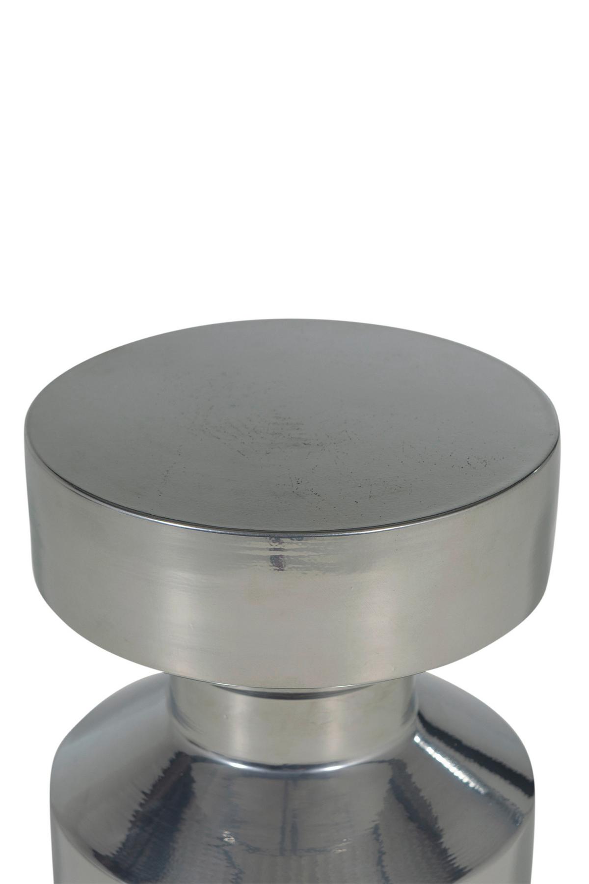 Beistelltisch Ferry Chromfarben B: 30 cm - Chromfarben, Design, Metall (30/30/47cm) - Livetastic