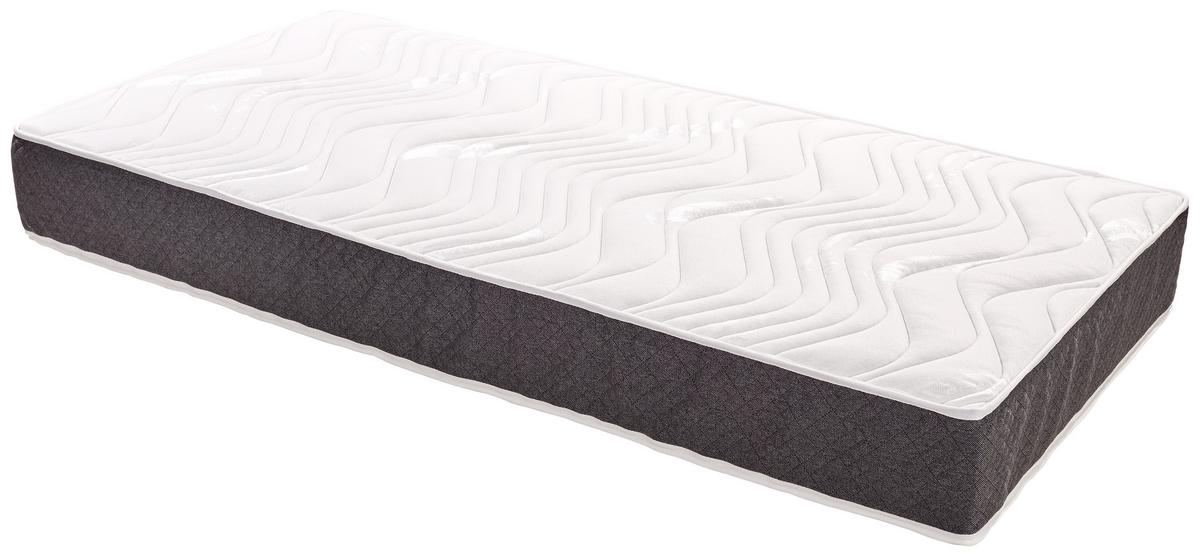 Matrace s visco DELUXE 90x200x22 cm, H2/H3, V:22cm - bílá, Konvenční, textil (90/200cm) - Bessagi Home