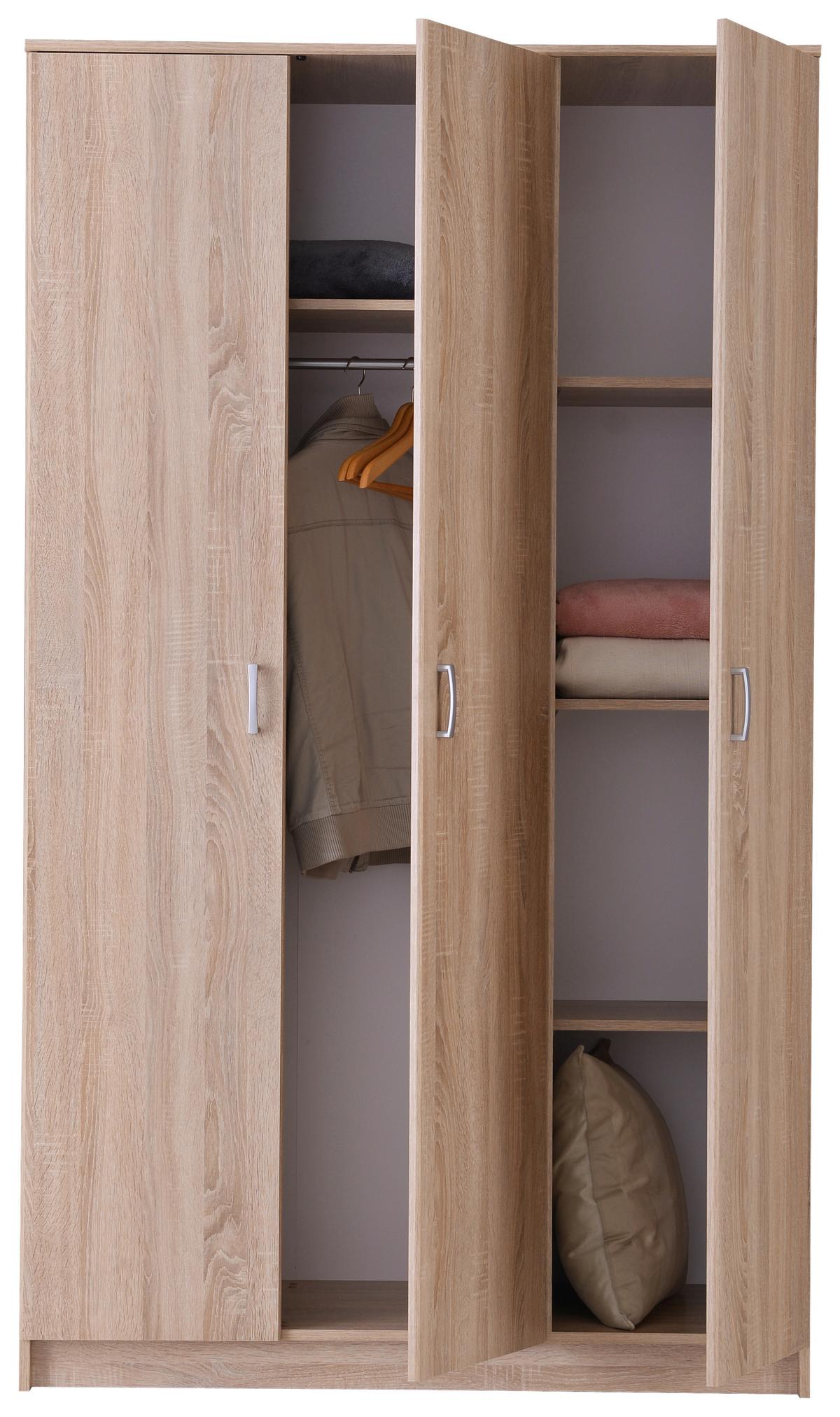 Nyílóajtós Szekrény Hana 120/205 Cm *TOP ÁR* - Basics (120/205/52cm) - Best Price