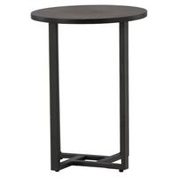 Couchtisch Lawton - Schwarz, Design, Holzwerkstoff/Metall (40/40/55cm) - Livetastic
