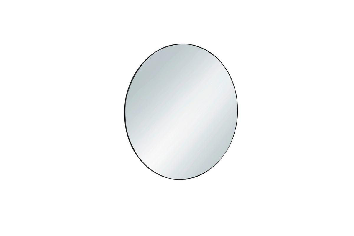 Zrkadlo ESRA čierna 50cm - čierna, Modern, kov/sklo (50cm) - Mömax