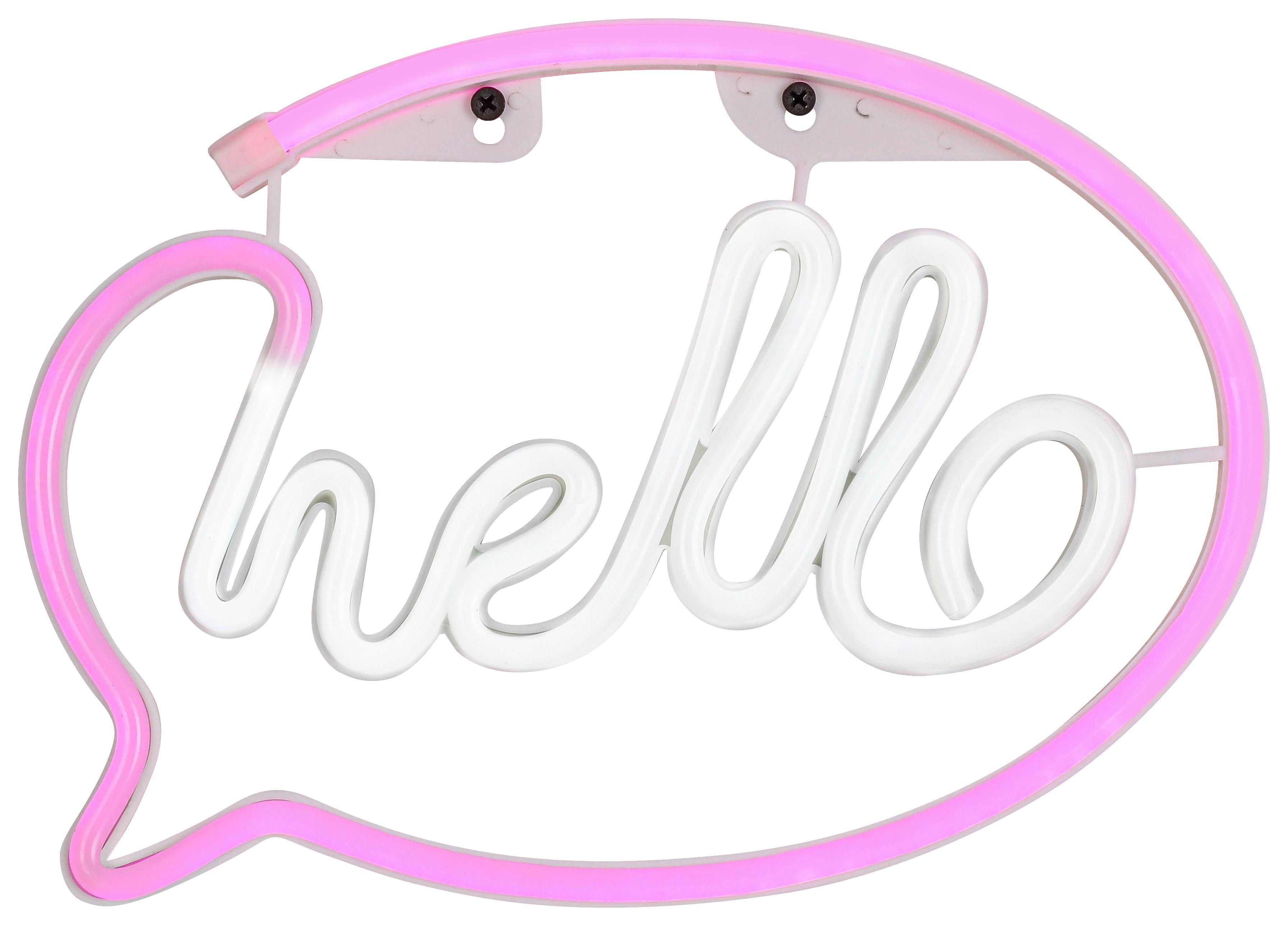 Led Díszlámpa Archie - fehér, Konventionell, műanyag (29,7/21/1,7cm) - Luca Bessoni