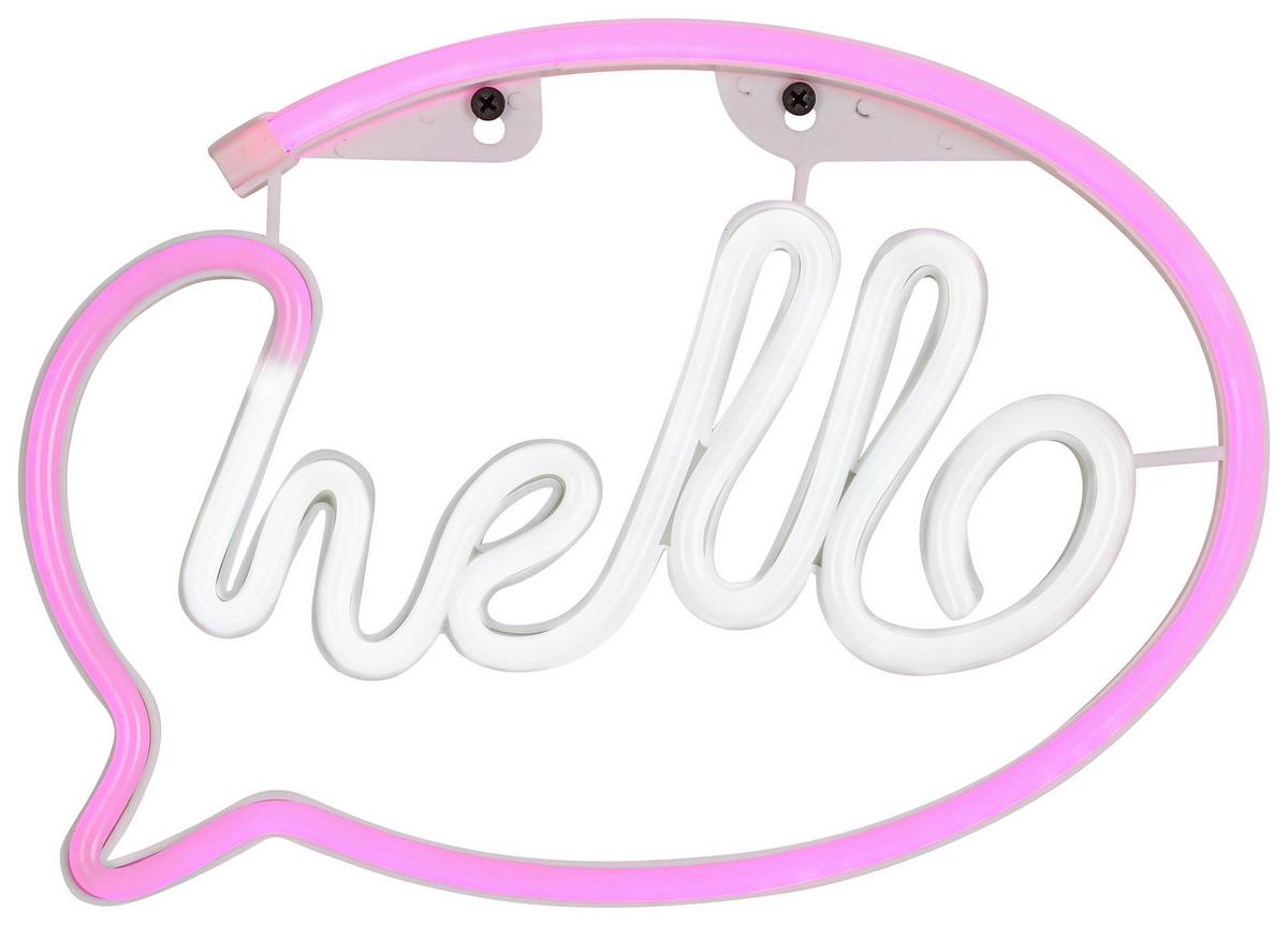 LED-Dekoleuchte Archie - Weiß, KONVENTIONELL, Kunststoff (29,7/21/1,7cm) - Luca Bessoni