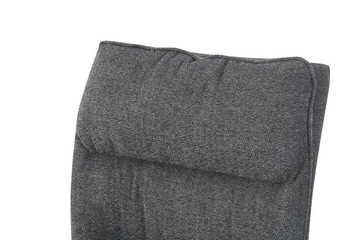 Schwingstuhl-Set Frieda Anthrazit B: 47 cm - Anthrazit/Schwarz, MODERN, Textil/Metall (47/94/61cm) - MID.YOU