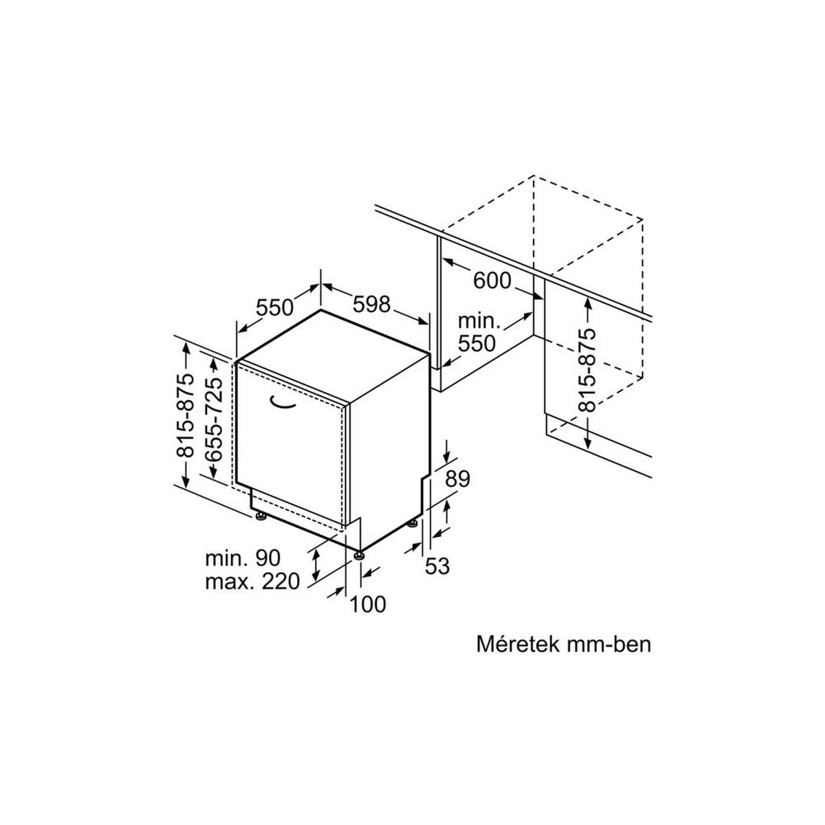 Mosogatógép Smv4evx04e - Basics - Bosch