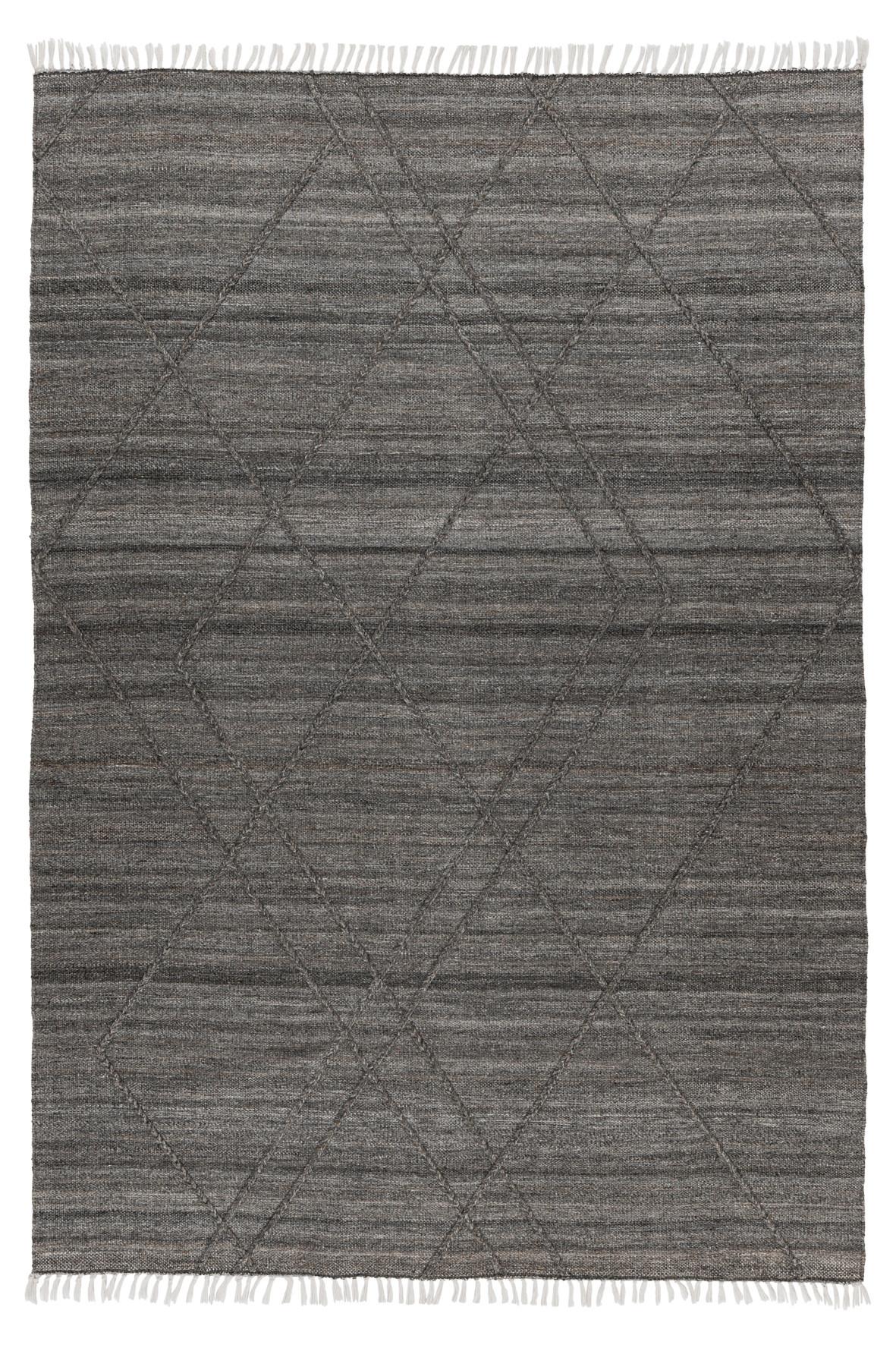 Flachwebteppich My Dakar 365 - Anthrazit, Basics, Textil (80/150cm) - Obsession