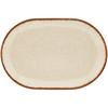 Servierplatte Porzellan Sonora 22x32 cm Beige, Oval - Beige, MODERN, Keramik (22/32cm) - James Wood