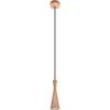 Hängeleuchte 8510144 Vegas - Eichefarben/Schwarz, Natur, Holz (10/90-140cm)