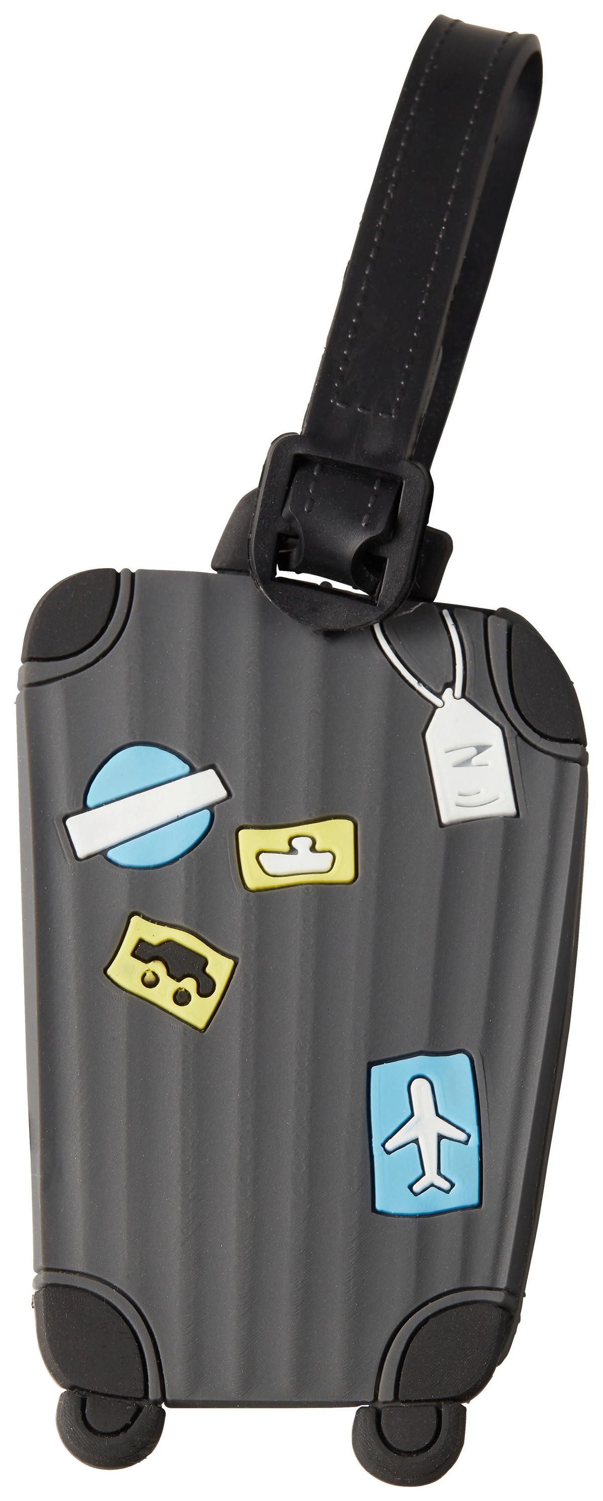 Gepäckanhänger 31735 Tino - Blau/Anthrazit, KONVENTIONELL, Kunststoff (10/18/1cm)