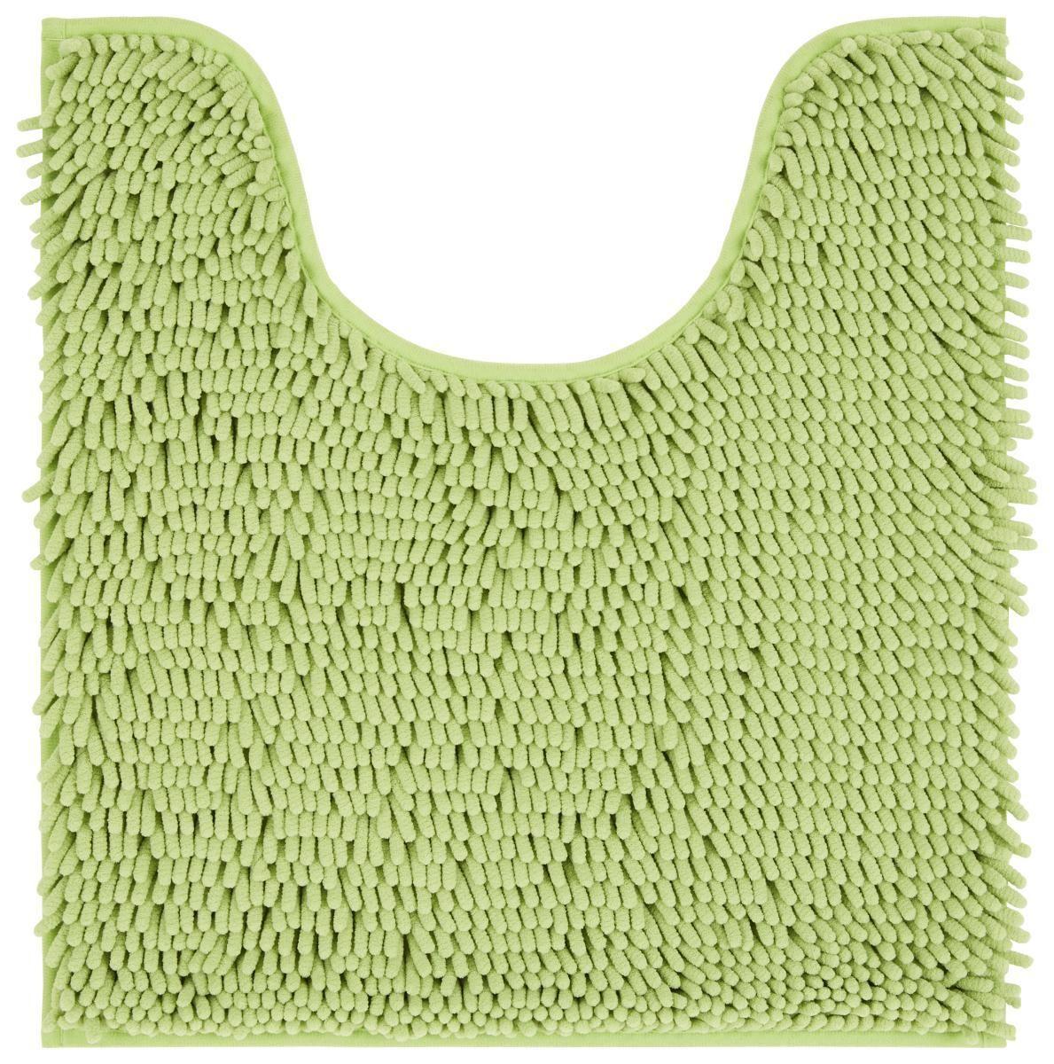 WC-Vorleger Liliane - Grün, KONVENTIONELL, Textil (45/50cm) - Ombra