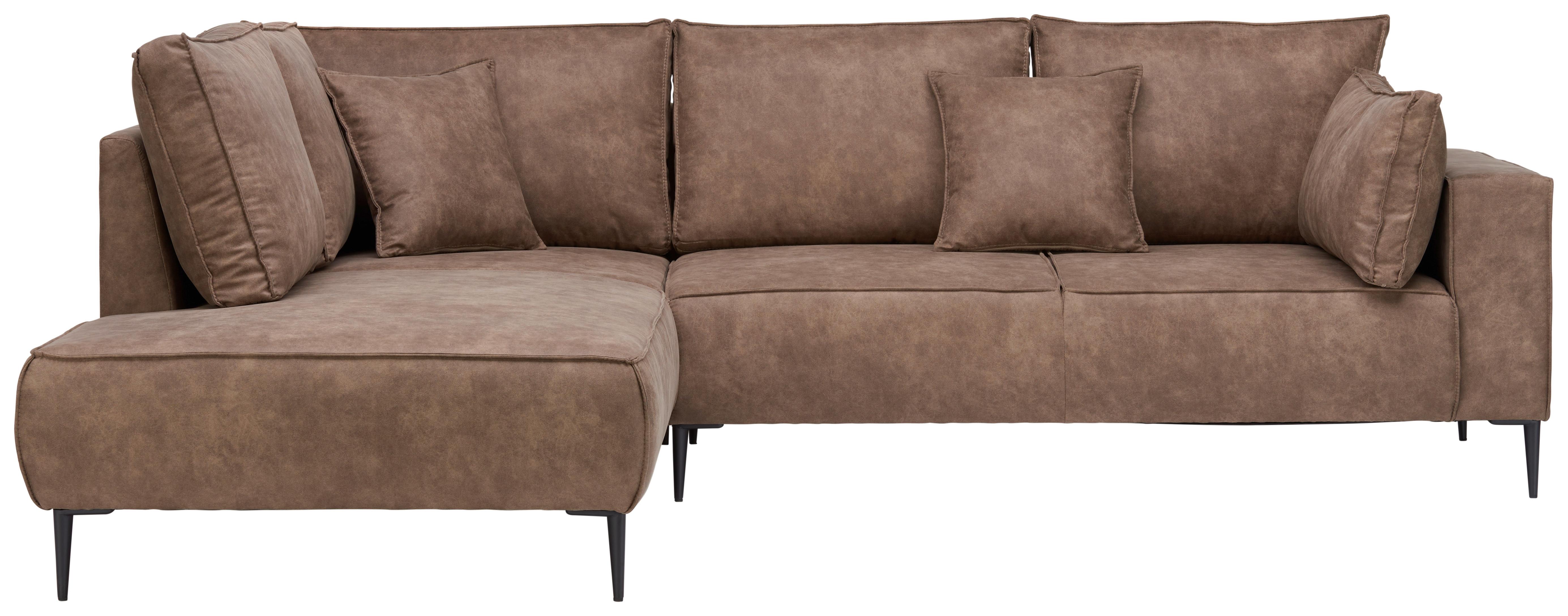 Sarokkanapé Kobe - barna, Design, textil (222/272cm) - Livetastic