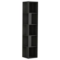 Eckregal Piano Eckregal - Anthrazit, Design, Holzwerkstoff (32/159/32cm) - Livetastic