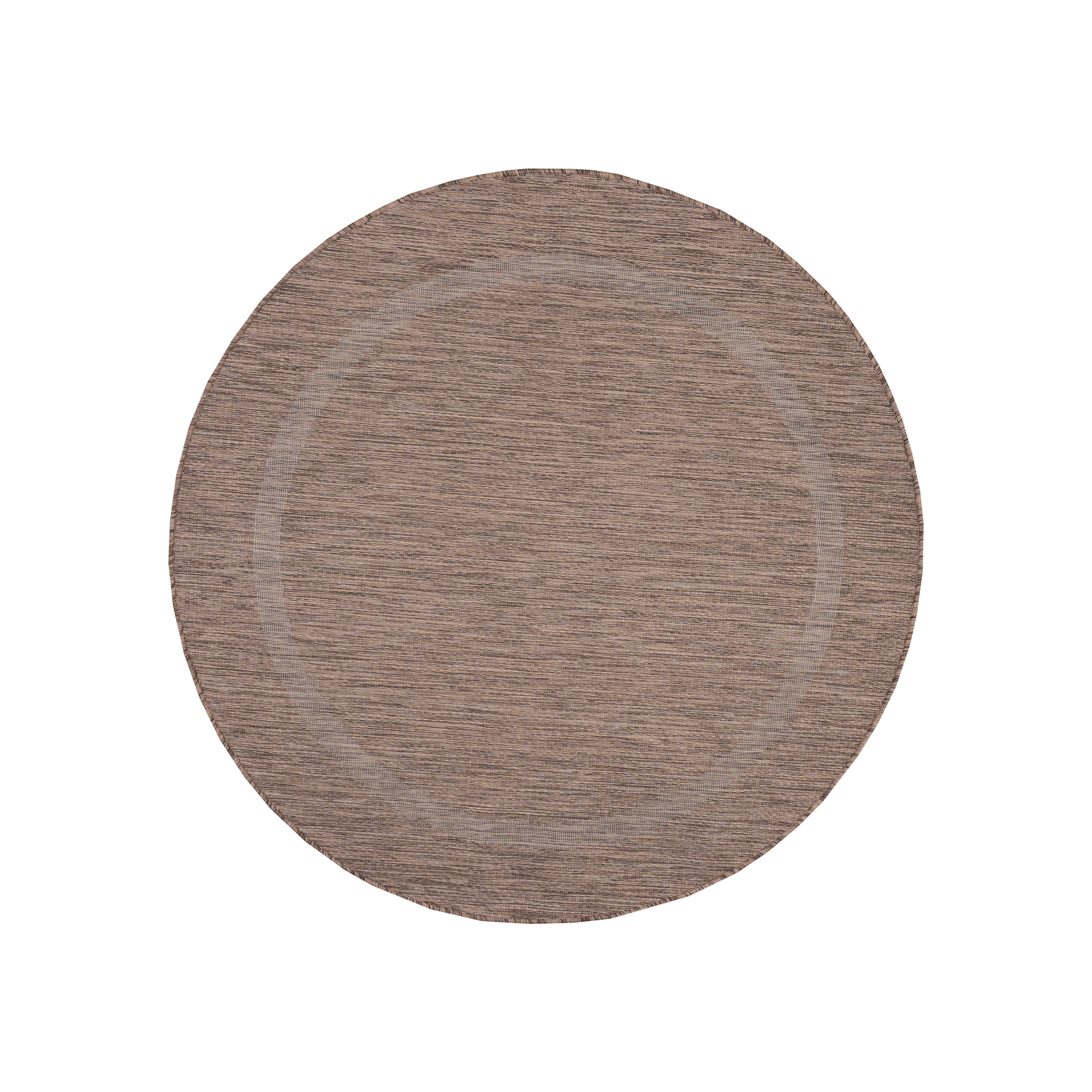 Flachwebteppich Relax - Braun, Basics, Textil (160/160cm) - Novel