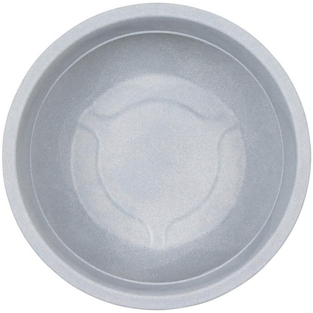 Pflanzentopf Grau D: 48 cm - Grau, Basics, Kunststoff (48/22cm) - Siena Garden