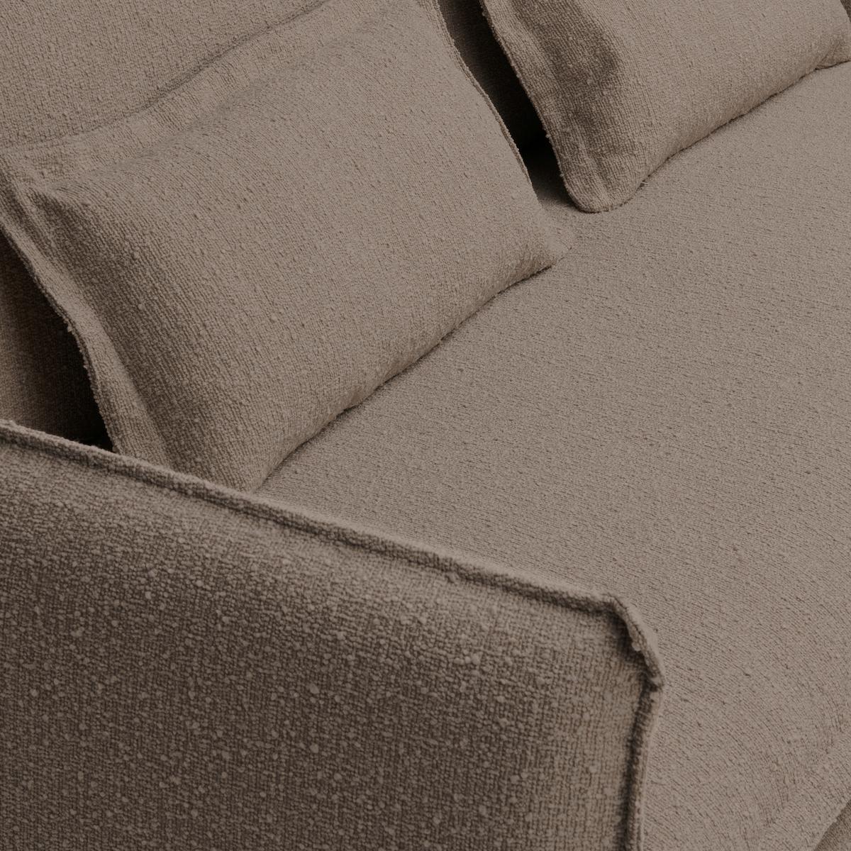 Sofa Toscana - Braun, Trend, Textil (195/82/98cm) - Livetastic