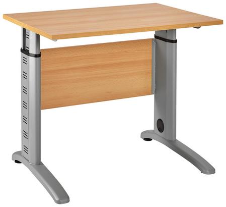 Schreibtisch Höhenverstellbar B 90 Schreibtisch SERIE 1210 in Buche Dekor