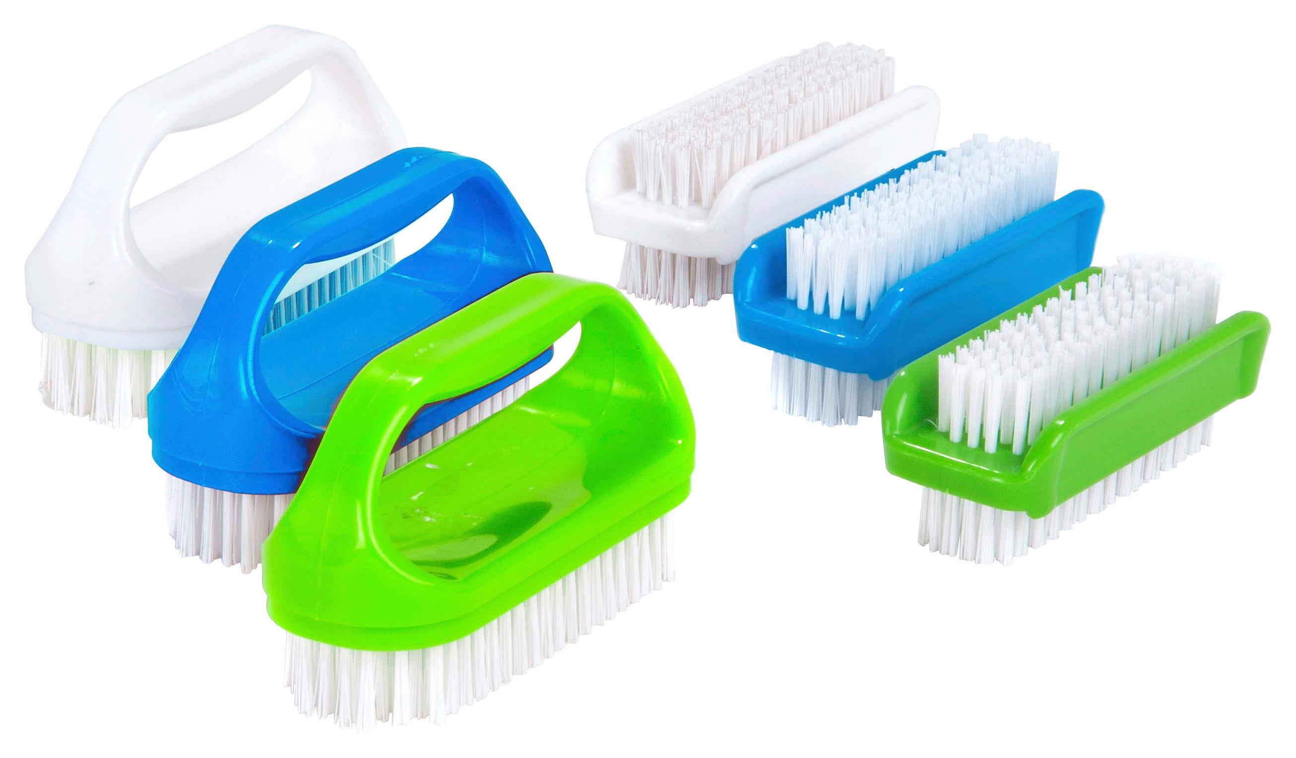 Nagelbürste Tim 10 Cm Tim - Blau/Weiß, KONVENTIONELL, Kunststoff (10cm) - Ondega