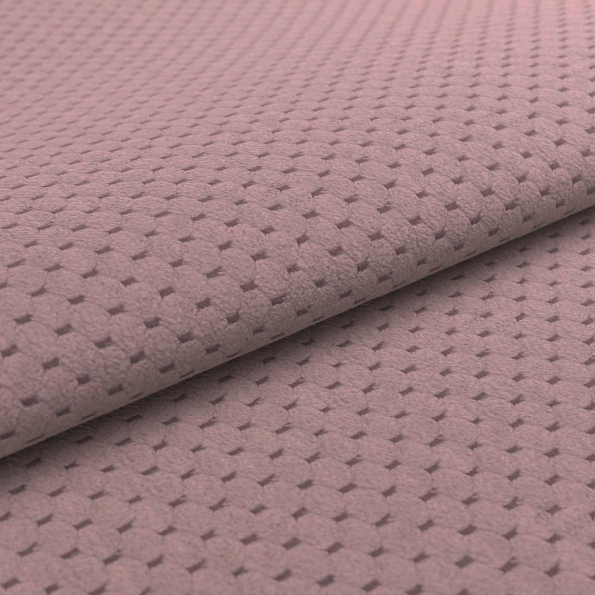 Ecksofa Levi - Hellrosa/Schwarz, MODERN, Textil (287/168cm)
