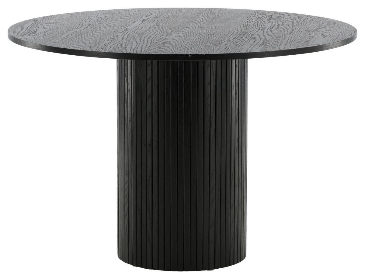 Esstisch Bianca - Schwarz, Design, Holzwerkstoff (110/110/75cm) - Livetastic