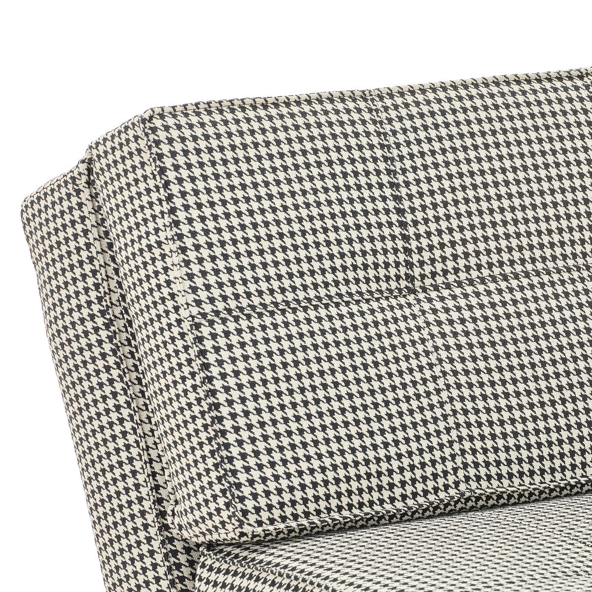 Schlafsessel Luc - Schwarz/Weiß, MODERN, Textil (74/61,5/80cm) - MID.YOU