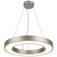 Led Függőlámpa Delia Ø Kb. 50 Cm - krómszínű/Pezsgő, Modern, műanyag/fém (60/120cm) - Luca Bessoni