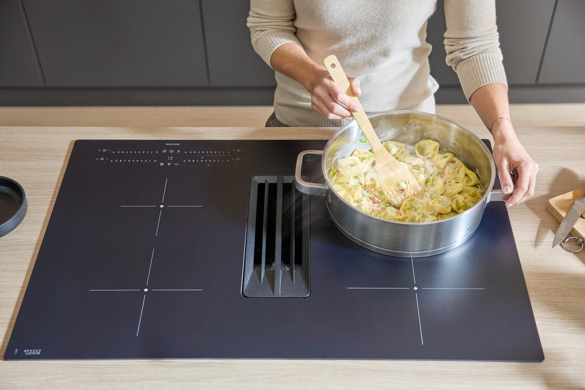 Varná doska s odsávaním DKEX8050IM - čierna, Basics, kov/sklo (80/23/51cm) - Dieter Knoll