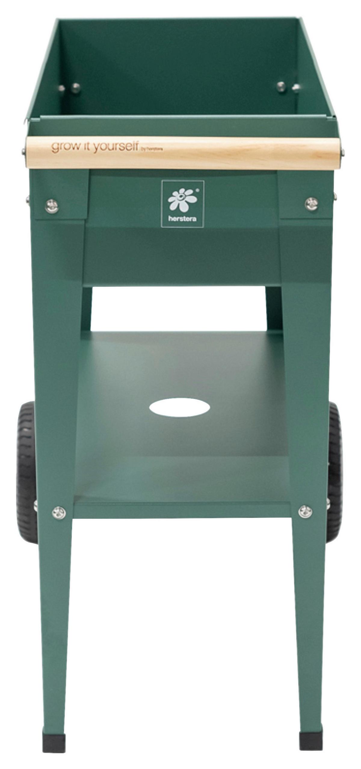 Hochbeet Kräuterfabrik Urban - Olivgrün, Basics, Metall (35/80/75cm)