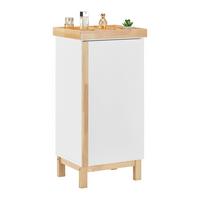 Spodná skrinka RICO - biela/prírodná farba, Modern, drevo (42/85/35cm) - Bessagi Home