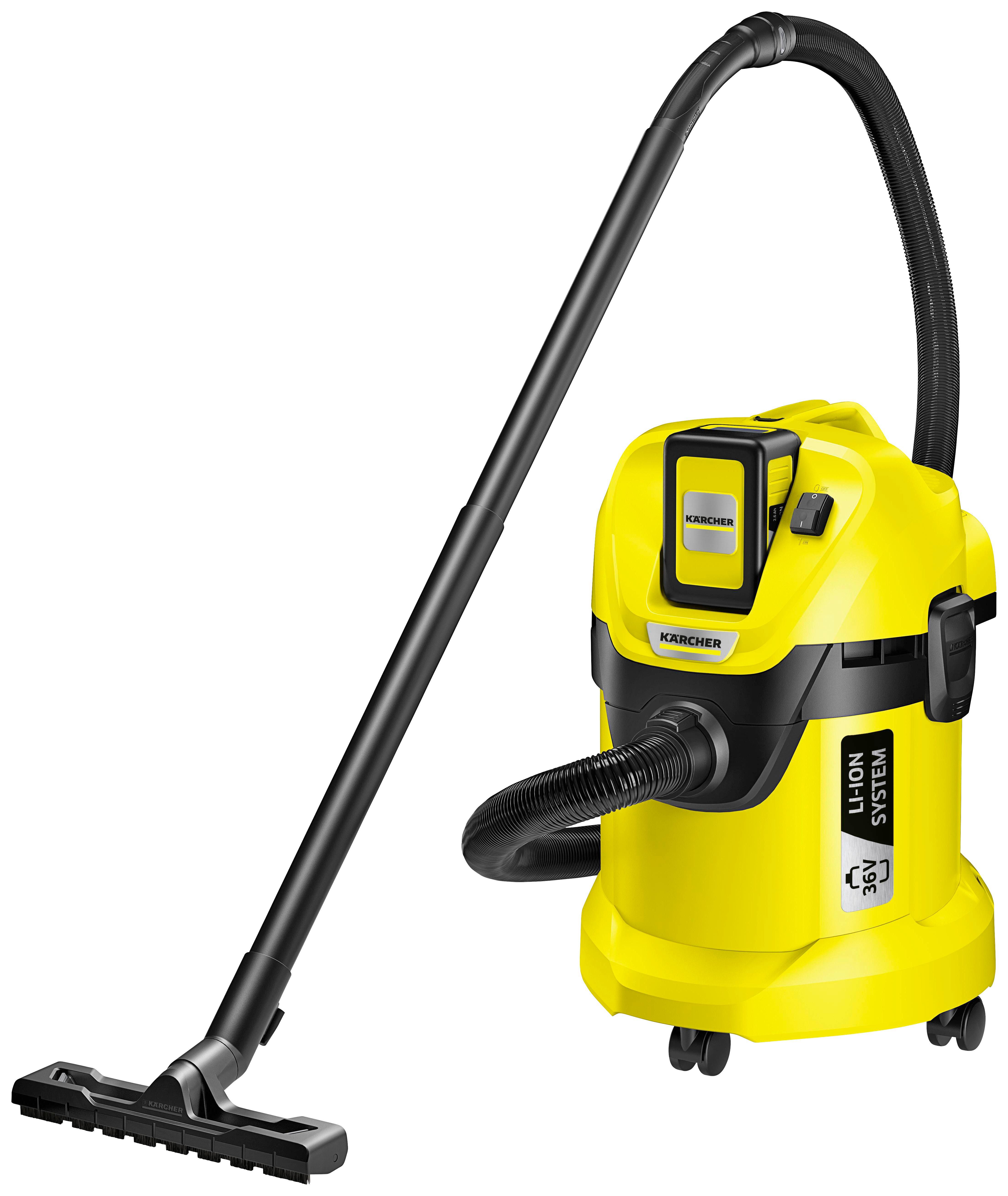Mehrzwecksauger Wd 3 Battery Set - Gelb/Schwarz, MODERN, Kunststoff (39,5/38,5/54,8cm) - Kärcher