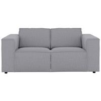 2-sitzer-sofa Dice Grau - Schwarz/Grau, MODERN, Textil (185/80/102cm) - MID.YOU