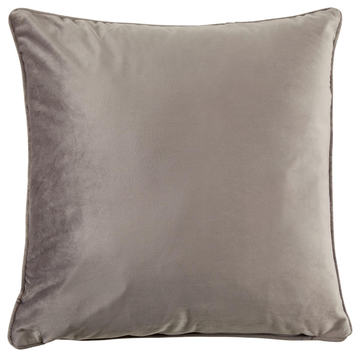 DEKORAČNÝ VANKÚŠ Viola, 45/45cm, sivá - sivá, Konventionell, textil (45/45cm) - Premium Living