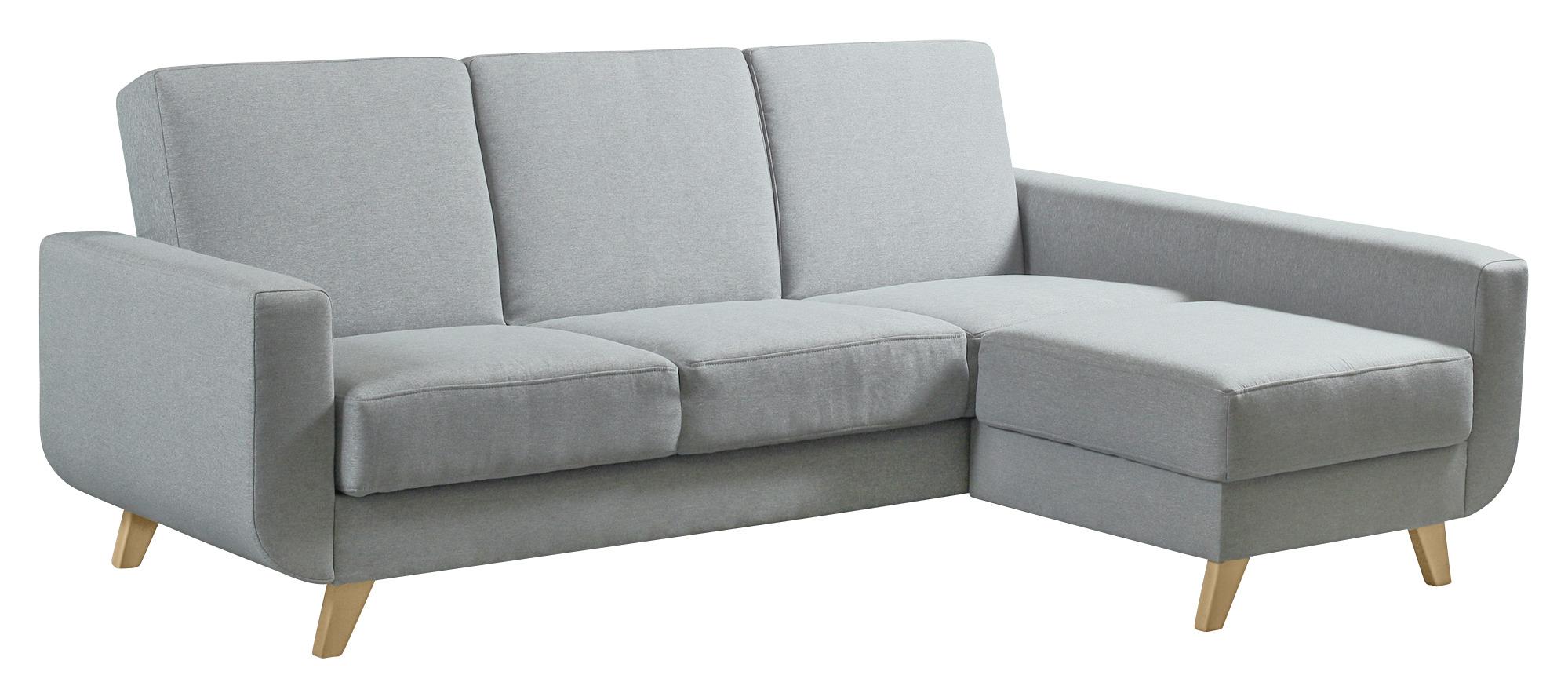 Sedací Souprava Aramis, Sivá - šedá/přírodní barvy, Moderní, textil (150/90/228cm)