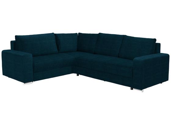 Wohnlandschaft In L-Form Giovanni 217x277cm - Türkis/Chromfarben, MODERN, Holz/Textil (217/277cm) - Ombra Wohnlandschaft In L-Form Giovanni 217x277cm - Türkis/Chromfarben, MODERN, Holz/Textil (217/277cm) - Ombra