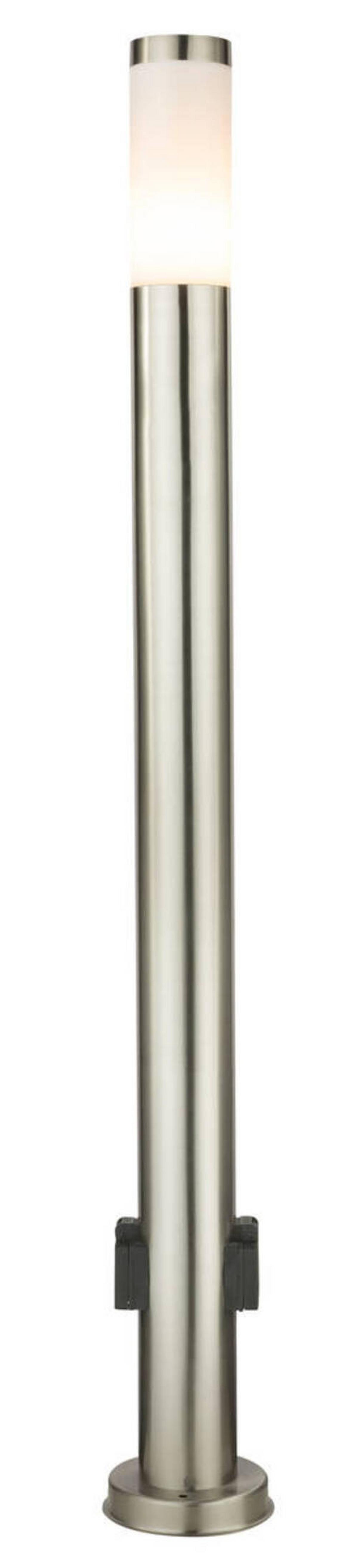 Außenleuchte 3159k - Edelstahlfarben/Opal, Design, Kunststoff/Metall (13,1/110cm) - Globo