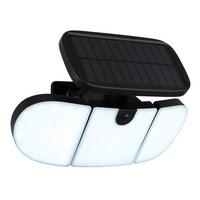 Solarleuchte 36498 - Opal/Schwarz, Basics, Kunststoff (27,9/14,8/15,3cm) - Globo