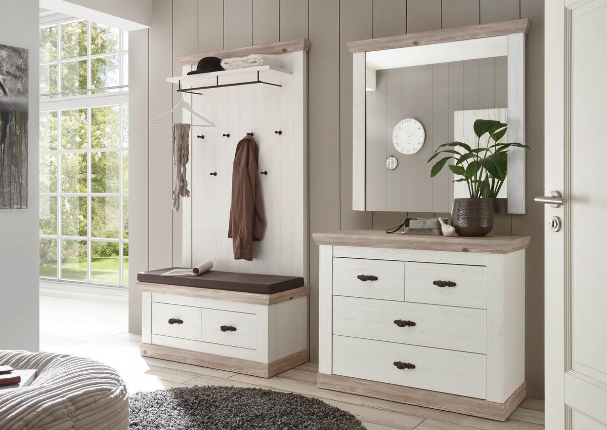 Garderoben Florenz Pinienfarben/hllbraun 224 Cm - Hellbraun/Pinienfarben, Design, Holzwerkstoff (224/201/45cm) - MID.YOU