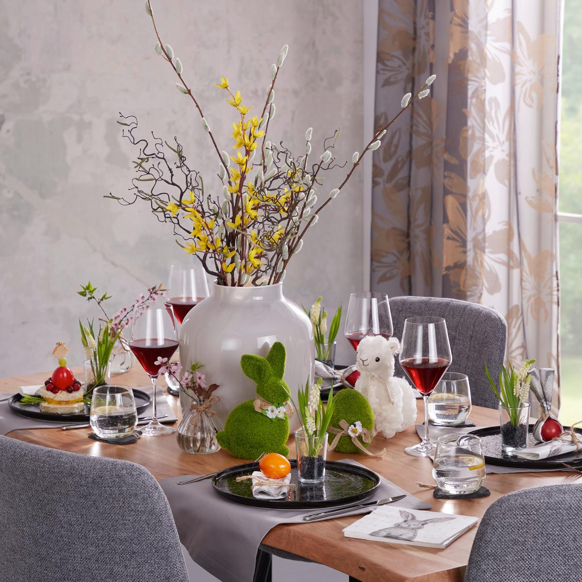 Kunstpflanze Korkenzieherhasel Braun L: 69 cm, Gabi - Schwarz, Basics, Kunststoff (69cm)