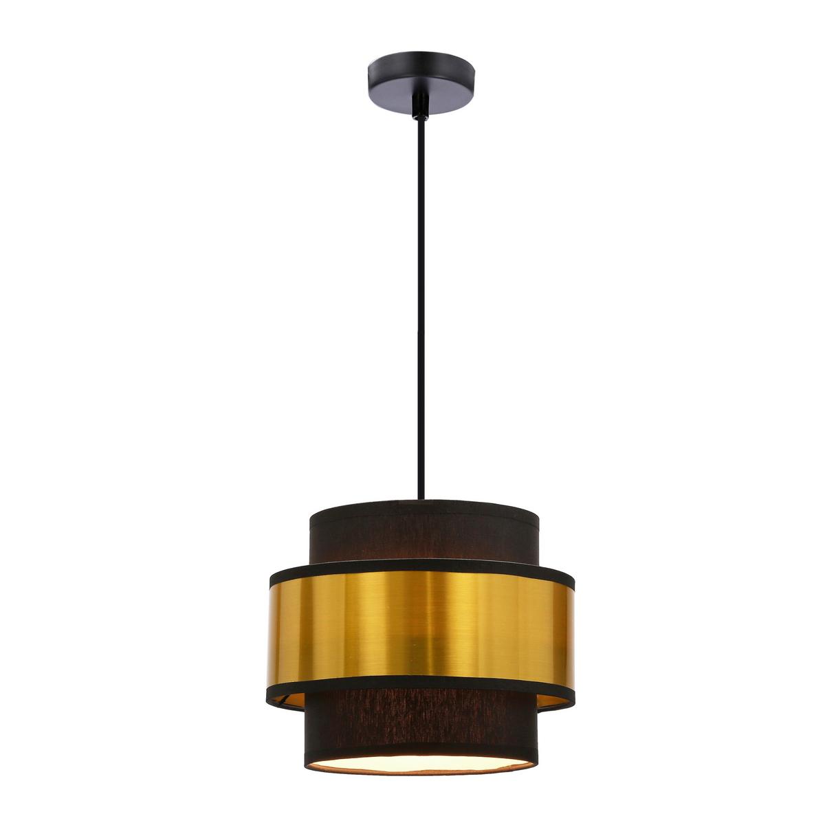 Pendelleuchte 31-17918 Prestige - Goldfarben/Schwarz, Design, Kunststoff/Metall (20/100cm)