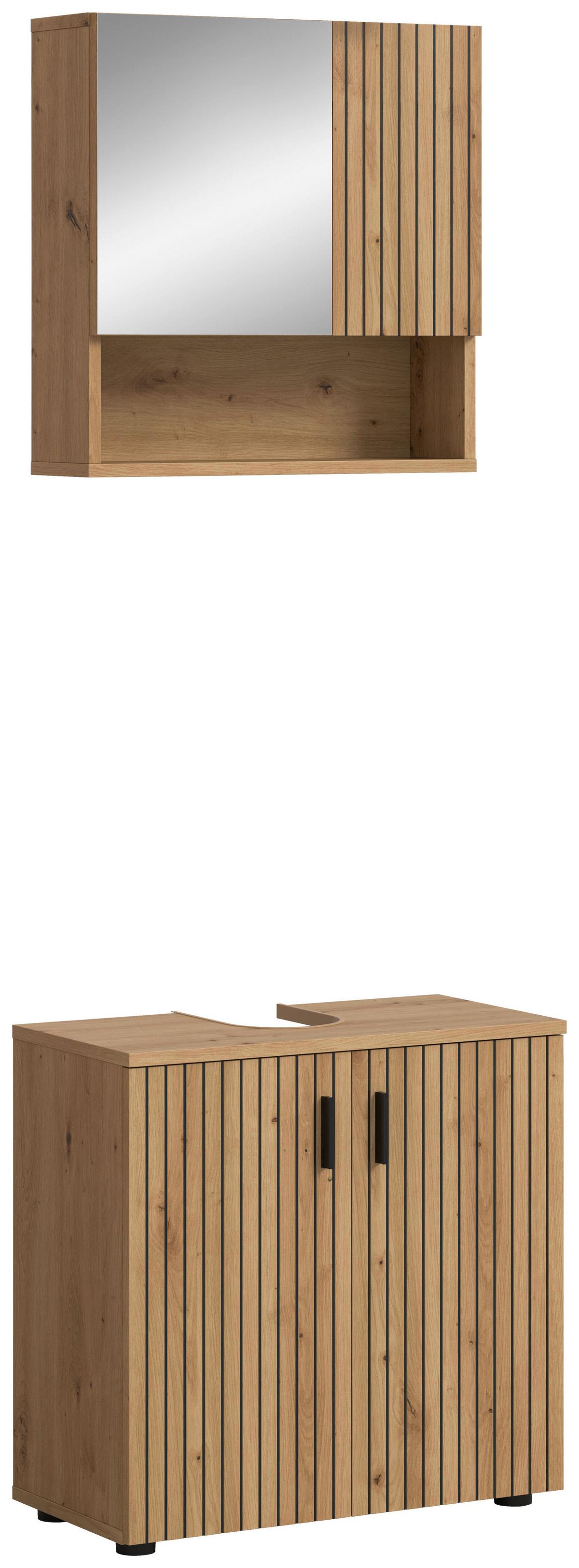 BADEZIMMER Eiche Artisan B: 60cm - Eiche Artisan, Basics, Holzwerkstoff (60cm) - MID.YOU