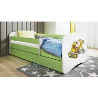 Kinder-/Juniorbett Babydreams Inkl. Matratze 80x160 - Birkefarben/Weiß, MODERN, Holz/Holzwerkstoff (80/160cm) - MID.YOU